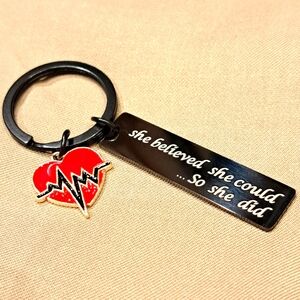 🙃6/$10 Inspirational Keychain